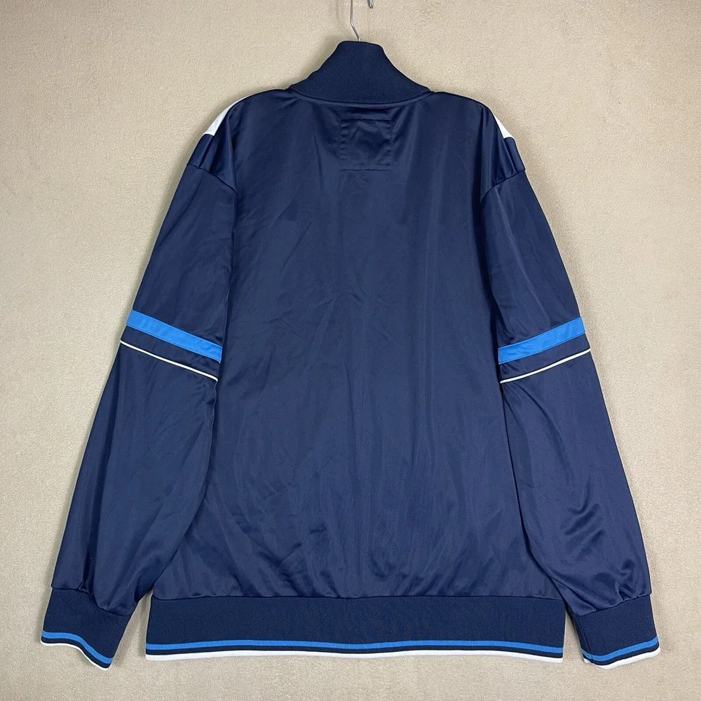 Marc Ecko ‎ Cut & Sew Jacket Mens XXL Blue Full Zip Athletic Track Y2K Retro